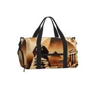 Vortithora Ancient-Egyptian-Civilization-Sphinx Sports Duffel Bag with Shoe Compartment