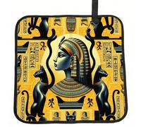 Vortithora Ancient-Egyptian-Queen-Cat Foldable Stadium Seat Cushion Waterproof Portable Bleacher Pad Small Camping Mat For Camping Travel Outdoor Sports Events