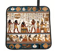 Vortithora Ancient-Retro-Egyptian-Pharaohs Foldable Stadium Seat Cushion Waterproof Portable Bleacher Pad Small Camping Mat For Camping Travel Outdoor Sports Events