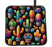 Vortithora Colorful-Cactus-Plants Foldable Stadium Seat Cushion Waterproof Portable Bleacher Pad Small Camping Mat For Camping Travel Outdoor Sports Events