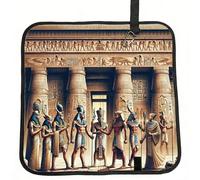 Vortithora Egyptian-Pharaohs Foldable Stadium Seat Cushion Waterproof Portable Bleacher Pad Small Camping Mat For Camping Travel Outdoor Sports Events