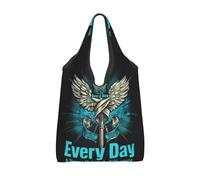 Vortithora Foldable Nurse-Makes-Difference Reusable Grocery Shopping Bag, Waterproof Shopping Tote