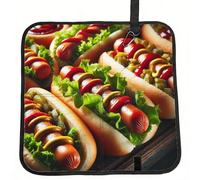Vortithora Hot-Dogs-Buns Foldable Stadium Seat Cushion Waterproof Portable Bleacher Pad Small Camping Mat For Camping Travel Outdoor Sports Events