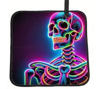 Vortithora Neon-Skeleton Foldable Stadium Seat Cushion Waterproof Portable Bleacher Pad Small Camping Mat For Camping Travel Outdoor Sports Events