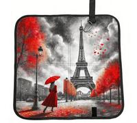 Vortithora Paris-Romance-France Foldable Stadium Seat Cushion Waterproof Portable Bleacher Pad Small Camping Mat For Camping Travel Outdoor Sports Events