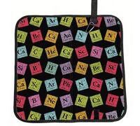 Vortithora Periodic Table Design Foldable Stadium Seat Cushion Waterproof Portable Bleacher Pad Small Camping Mat For Camping Travel Outdoor Sports Events