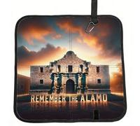Vortithora Remember-The-Alamo-Texas Foldable Stadium Seat Cushion Waterproof Portable Bleacher Pad Small Camping Mat For Camping Travel Outdoor Sports Events