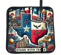 Vortithora Stand-With-Texas Foldable Stadium Seat Cushion Waterproof Portable Bleacher Pad Small Camping Mat For Camping Travel Outdoor Sports Events