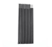 Vortiva Telescopic Tent Poles Adjustable Rods for Camping Canopy Awning | 10 pcs Telescopic Tent Poles Adjustable Metal Rods for Camping Canopy Awning Beach Shelter Windbreak Lightweight Black