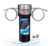 Vortopt Sink Drain Filtration System - NSF/ANSI 42 Certified Water Purifier, Reduces Chlorine, Unpleasant Odors, Connects Directly to Kitchen Faucet, LC-CX-Q7