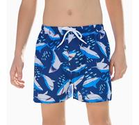 Vorvowry Boys Swim Shorts Quick Dry Lightweight Swim Trunks Boy with Drawstring Kids Swimming Shorts for Beach Pool Holiday Shark 14-16 Years