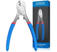 VORXEON Cable Cutter, Wire Cutters Heavy Duty Large High Leverage Cutter Tool for Aluminum Copper Wire Communications Cable 6 inch