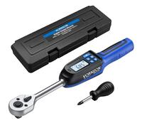 VORXEON Digital Torque Wrench - 3/8" Drive, 4.9-99.6FT.LB / 6.8-135N.m with ±2% Accuracy for Motor Vehicle, Bike & Machinery Repair