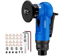 VORXEON Pneumatic Chamfering Tool, Mini Air Chamfering Machine Trimming Chamfering Range 0.1-1.5mm 30000 RPM 45° Arc Corner with 1/4 Inch Air Inlet with C&R Angle Blades