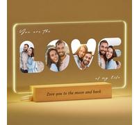 Voryusmer Personalised Love Night Light - Custom Gifts for Couple Boyfriend Girlfriend Valentines Anniversary, Personalised Gifts for Him Her