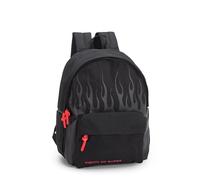 VOS School Backpack for Boys and Girls with Main Compartment, Front Zip Pocket, Side Pocket with Elastic Top, Padded and Adjustable Shoulder Straps, Padded Back and Base