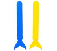 VOSAREA 1 Pair Whale Tail Plastic Tongue Depressors for Oral Health and Speech Therapy, Pediatric Tongue Muscle Trainer Sticks Suitable and Adults
