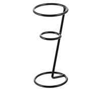 VOSAREA 1 Pc Iron Ice Cream Stand Metal Cone Display Stand Mini Baskets Metal Tray Lollipop Stand Metal Storage Shelves Microwave Oven Rack Pie Carrier Hamper Pizza Cake Stand Wrought Iron