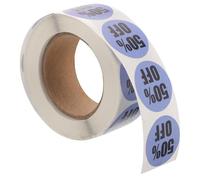 VOSAREA 1 Roll Price Tags Stickers Label Stickers Strong Adhesive Easy to Stick Peel Off Promote Resale Stores