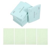 VOSAREA 10 Boxes Facial Oil Absorbing Paper for Face and Skin Green Oil Blotting Sheets Suitable Around The Nose and T-Zone