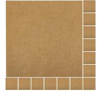 VOSAREA 100 Sheets Brown Parchment Paper for Kitchen Baking and BBQ Greaseproof Multi-Function Baking Paper Food Wrapping and Oven Use