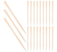 VOSAREA 100pcs Body Wax Stick Applicators Irregular Wax Applicator Wooden Practical and Convenient Not Easy to Deform Or Break for Men and Women Body Hair Removal