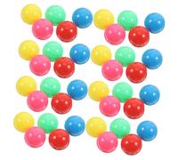 VOSAREA 100pcs Hollow Plastic Counting Balls Colorful Track Balls for Elementary Math Probability Simulations for Marble and Educational Activities