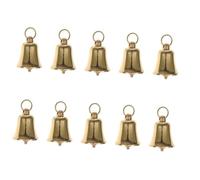 VOSAREA 10pcs DIY Bell Pendant Hanging Bell for Jewelry Making Courtyard Accessory