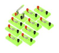 VOSAREA 10pcs Physics Experiment Lamp Holder Kit Screw-mount Light Socket for Educational Electrical Circuits Stem Teaching Aids for School Science Projects