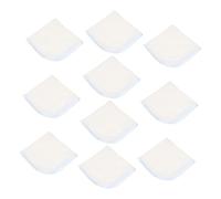 VOSAREA 10pcs Pure Cotton Double-Layer Washcloths Soft and Super Absorbent Face Towels for Newborns, Suitable for Feeding and Bathing, Gentle on Delicate Skin