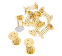 VOSAREA 10Pcs Spiral Spring Base Dashboard Doll Wobble Heads Self-Adhesive Metal Springs for DIY Crafts and Car Decoration