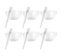 VOSAREA 12pcs Beauty Salon Bowl Mud Mask Brush 2.83x2.83x1.26 Inch Suitable for Applying Mask Evenly Multi-functional Adults Beauty Shop Facial Mud Applicator Tool Set