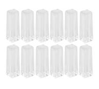 VOSAREA 12Pcs Blind Wand Handles Plastic Replacement Caps Grip for Vertical Blinds Curtain Rod Accessories Easy to Install Tilt Rod Parts for Home Use