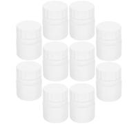 VOSAREA 12pcs Hdpe Medicine Bottle 30ml Small Medicine Bottles with Screw Cap Design to Prevent Leak Reusable for Travel and Storage