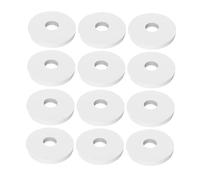 VOSAREA 15pcs Aromatherapy Refill Pads Car Scents round Tabs Essential Oil Pad White Hollow Pe Fragrant Healthy for Use Present for Friends Or Family Assorted style