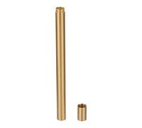 VOSAREA 1pc Copper Incense Tube Portable Brass Incense Stick Holder for Home Office Use Dust Design for Storing Sticks and Items