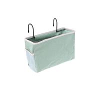 VOSAREA 1pc Felt Fabric Bedside Storage Bag Capacity Organizer for Dorm Car and Home Use Lake Hanging Design for Phones Snacks
