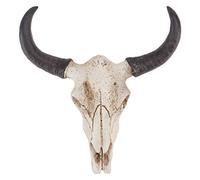 VOSAREA 1PC Hanging Long Horn Cow Skull Creative Art Crafts Ornaments Gifts for Decorating Home Wall