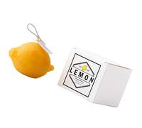 VOSAREA 1pc Lemon Shaped Aromatherapy Candle Handmade Paraffin Wax Gentle Comfortable Scent for Home Decor Relaxation for Weddings Birthdays and Holidays