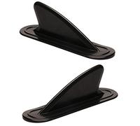 VOSAREA 2 Pcs Kayak Skeg Fin Inflatable Boat fin Tracking Fin Mounting Points Board Canoe for Surfboard Longboard Paddleboard Tail Rudder