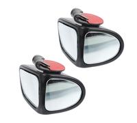 VOSAREA 2 Pcs Wide Angle Vehicles Mirror with High Definition Glass and Abs Material Side Mirror for Auto with 360 Degree Rotation to Prevent Potential Safety Hazards for Driving