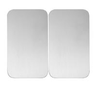 VOSAREA 2 Pieces Large Aluminum Cooling Pads 30x20cm for Rabbits, Hamsters, Chinchillas - Small Animal Cage Cooling Mats for Summer Heat Relief