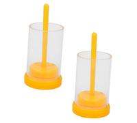 VOSAREA 2 sets Bee Marking Tools Plastic Queen Marker Bottles for Beekeepers Efficient Beekeeping Equipment for Hive Inspection and Queen Identification