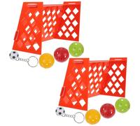 VOSAREA 2 Sets Creative Plastic Pet Football Field Bird Soccer for Parrots and Pet Birds for Parrot Training and Exploring Random Color