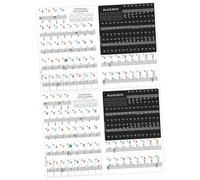VOSAREA 2 Sets Piano Keyboard Decals for Introductory Piano Learning Pvc Material with Anti-sweat and No Fading Features Electronic Keyboard Beginners