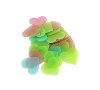 VOSAREA 200pcs Luminous Heart Wall Stickers, Creative Fluorescent Stereo Decals for Nursery Bedroom Indoor Decorations, Glow-in-The-Dark Room Wall Art