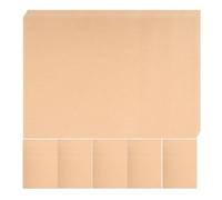 VOSAREA 20pcs Beige Braille Writing Paper Sheets Compatible with Braille Writing Boards for 4 Line and 9 Line Practice, for Enhanced Learning and Back to School Decorations in Schools