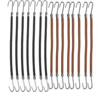 VOSAREA 20pcs Mini Rubber Bands for Hair Bungee Hair Ties Elastic Ponytail Hooks Assorted Color Good Elasticity for Women