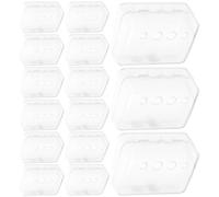 VOSAREA 20pcs Portable Toothbrush Head Covers Made from Straw Base Material, Easy to Open and Close, Dustproof Travel Toothbrush Caps Suitable for Travel and Daily Hygiene Protection