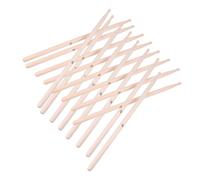 VOSAREA 20pcs Sturdy Maple Drumsticks with Non-slip Design for Musicians and Beginners, Beige Synthetic Material Drum Rods Offering Good Working Performance, Music Accessories
